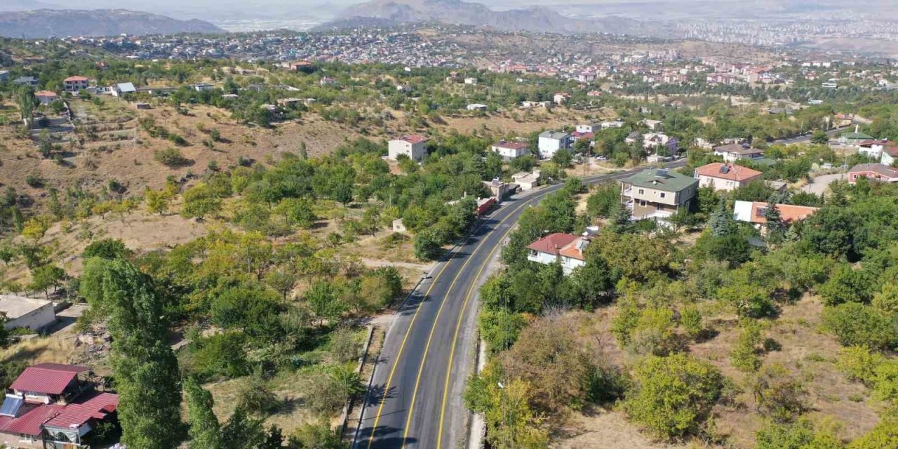 500 milyonluk Erciyes Yolu’nda çalışmalar sürüyor