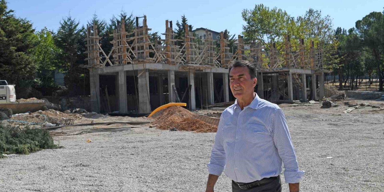 Emek spor tesisi hızla yükseliyor