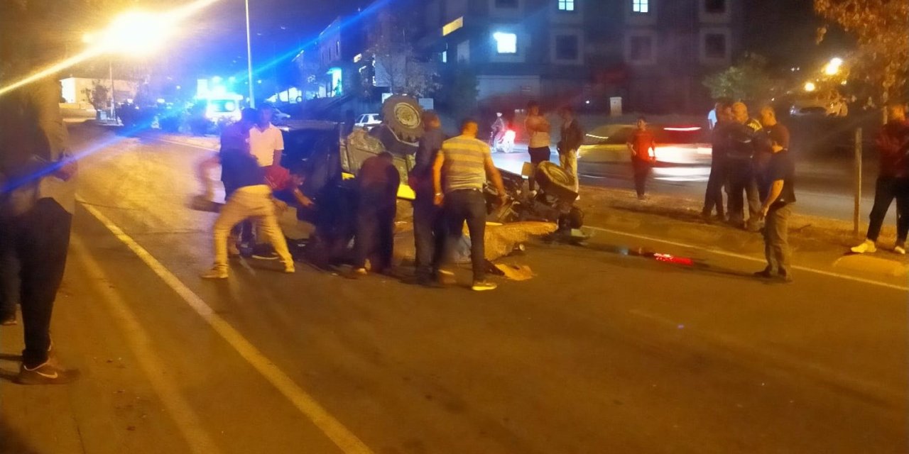 Patpat devrildi: 1 yaralı