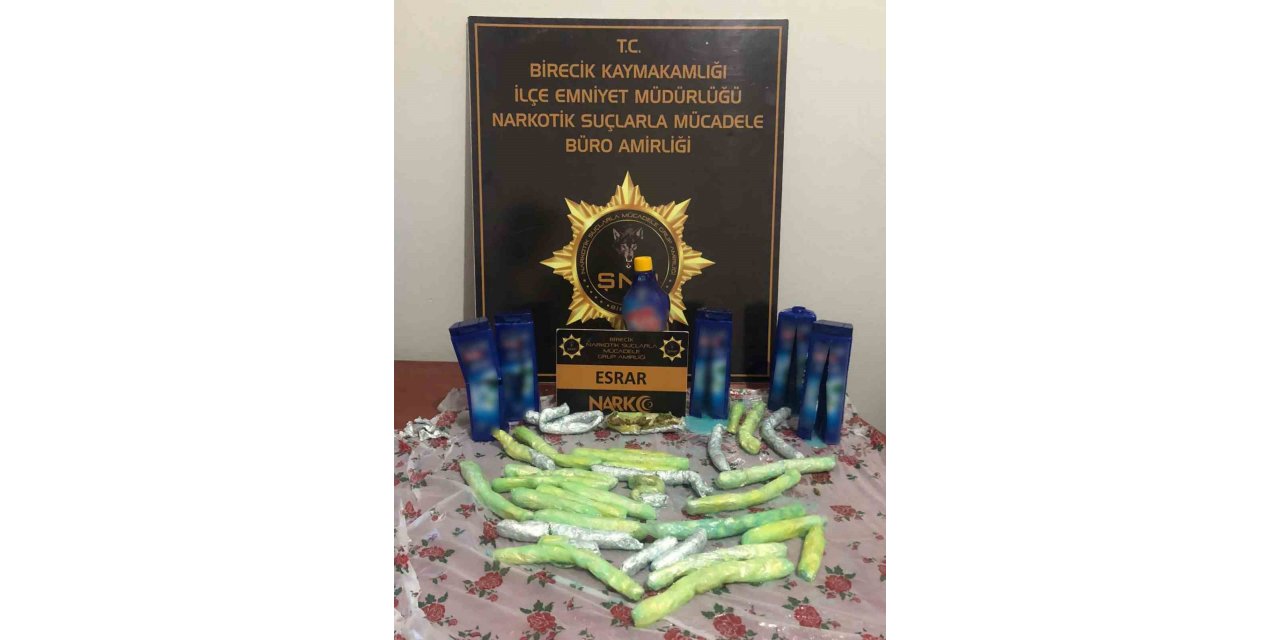 Şampuan kutusunda uyuşturucu ele geçirildi