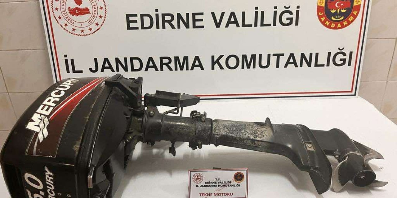 Tekne motoru çalan şüpheliler tutuklandı