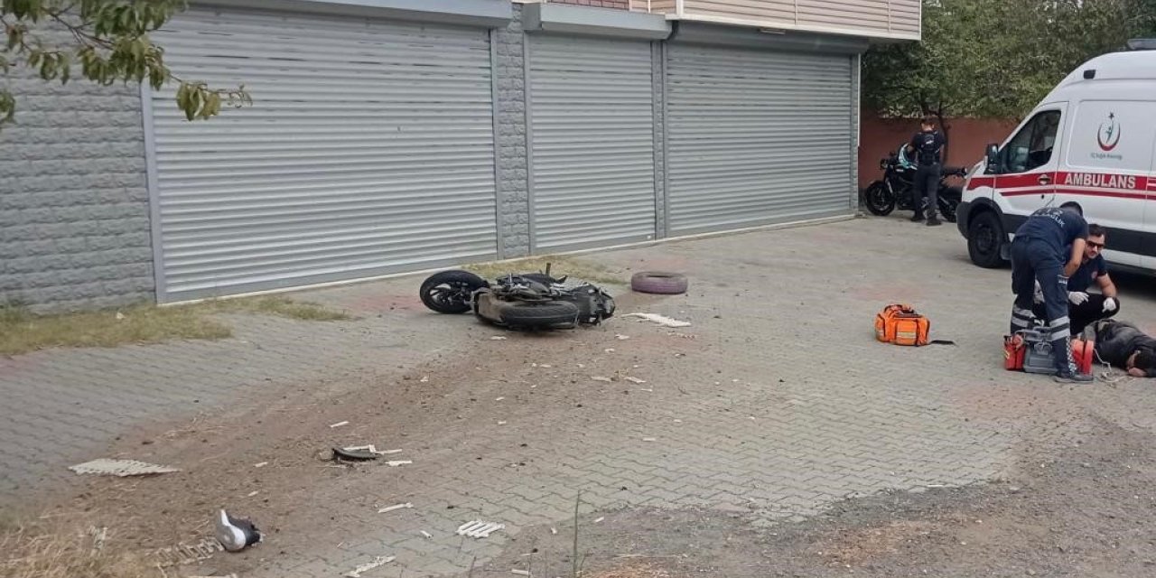 Tekirdağ’da feci kaza: Motosiklet sürücüsü öldü