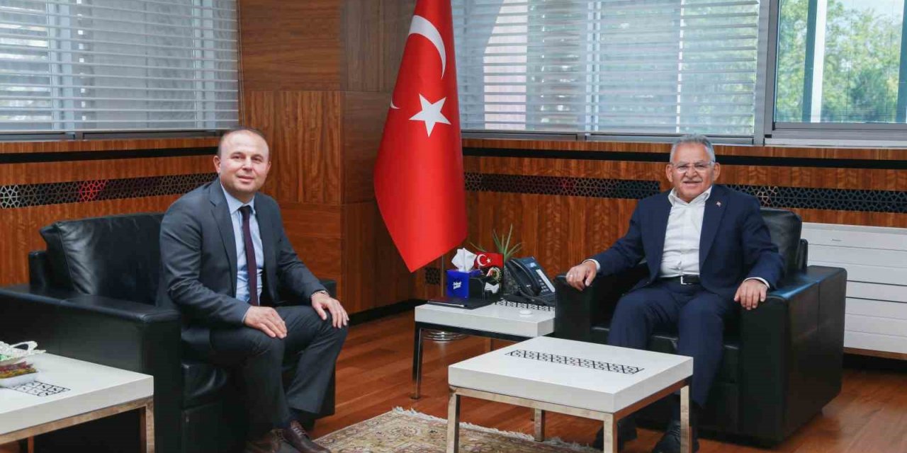 İl tarım ve orman müdürü olarak atanan Saklav’dan Başkan Büyükkılıç’a ziyaret