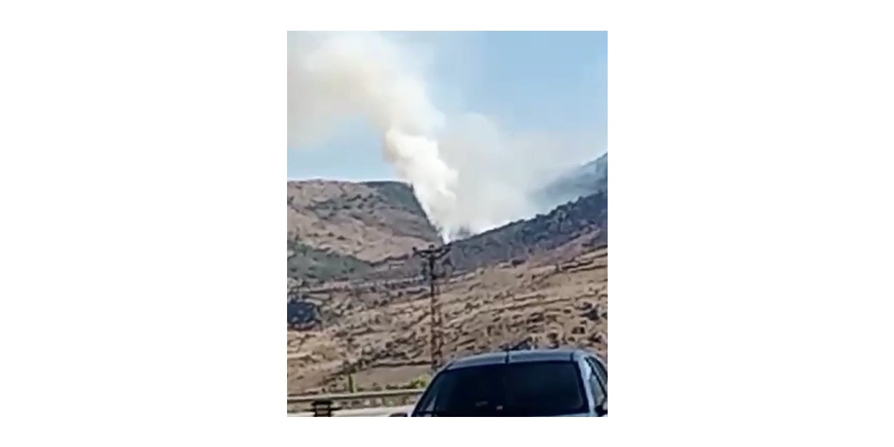 Çankırı’da orman yangını alanlarındaki soğutma çalışması sürüyor