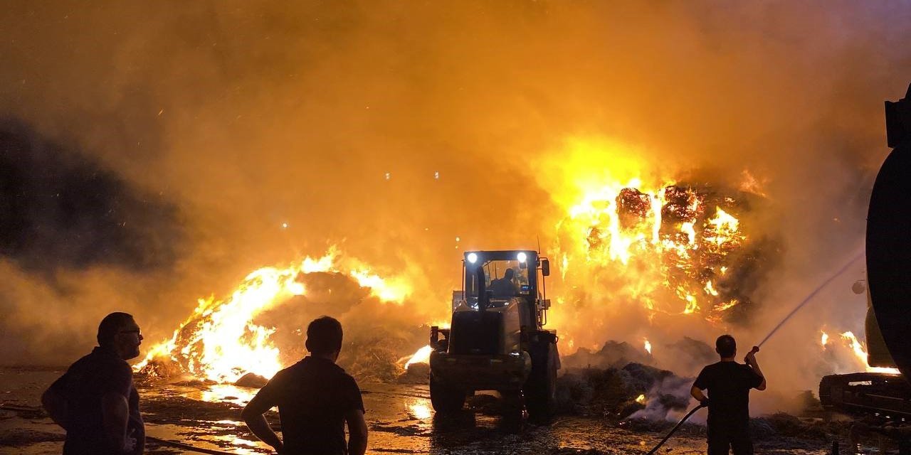 Gönen OSB’de büyük yangın!