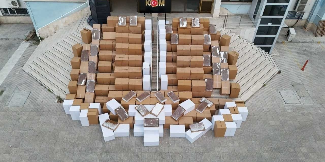 Denizli’de 4 milyon 310 bin adet sarma sigara ele geçirildi