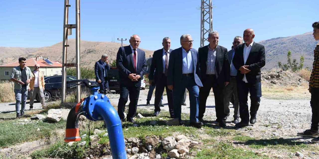 Başkan Büyükkılıç, 6 milyon TL’lik sulama tesisini yerinde inceledi