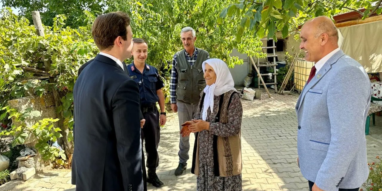 Kaymakam Nas, şehit ailesinin taleplerini dinledi