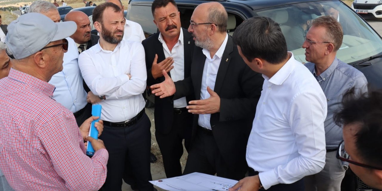 Hisarcık Gediz karayolu yapımında inceleme