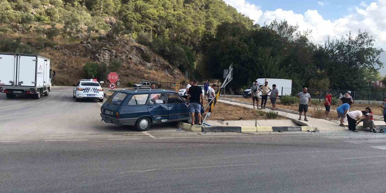 Fethiye’de trafik kazası: 2 yaralı