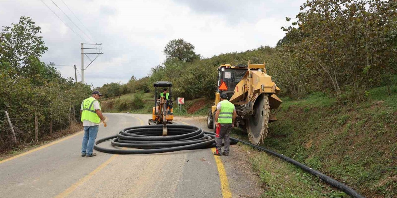 Ünye’de içme suyu hatları yenileniyor