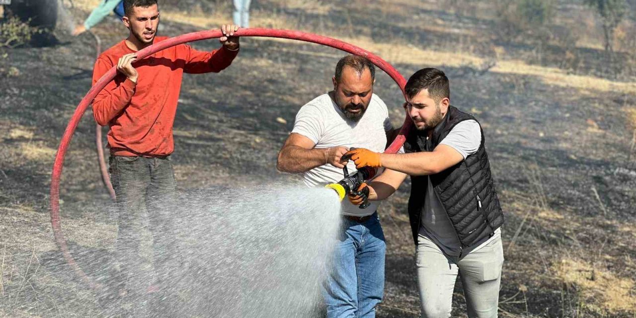 Kelkit’te 50 hektar alan yandı