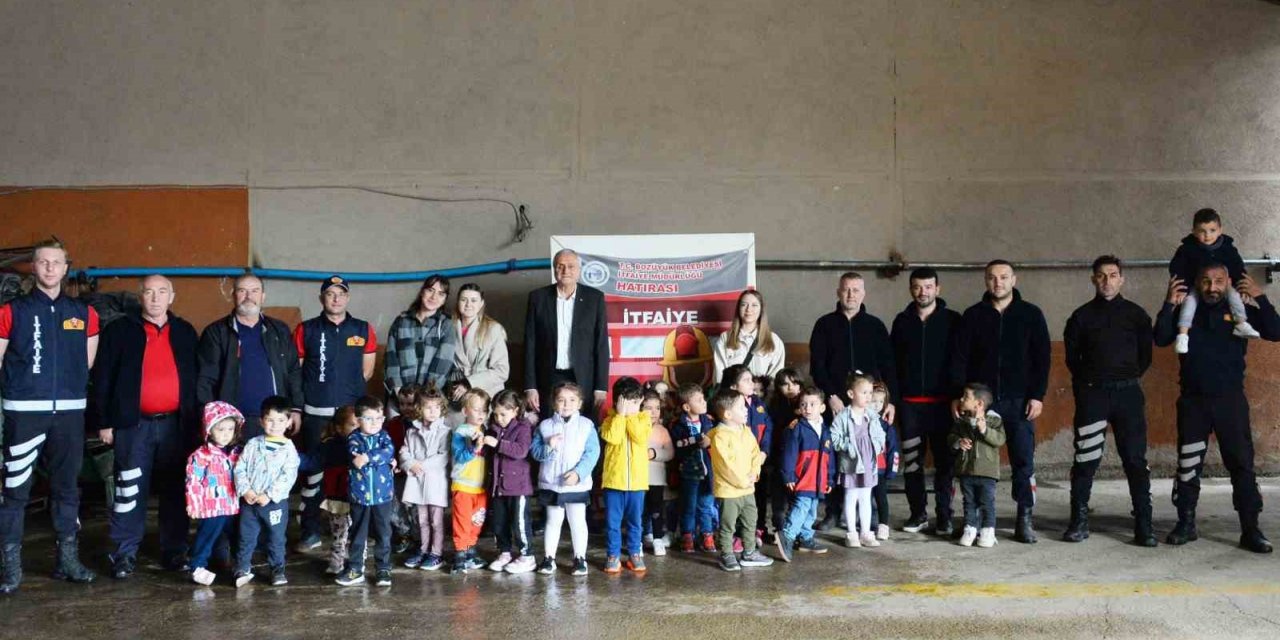 Başkan Bakkalcıoğlu İtfaiye Haftası’nı minik öğrencilerle birlikte kutladı