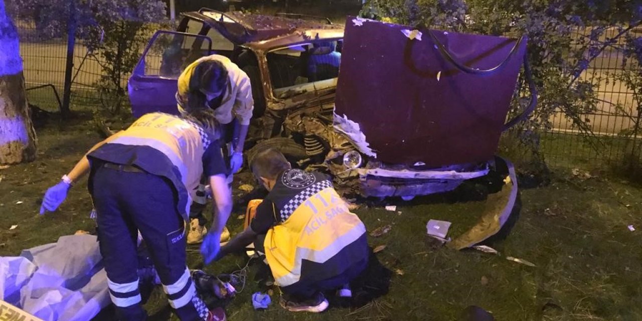 Isparta’da otomobil refüje çıktı: 1 ölü 2 yaralı