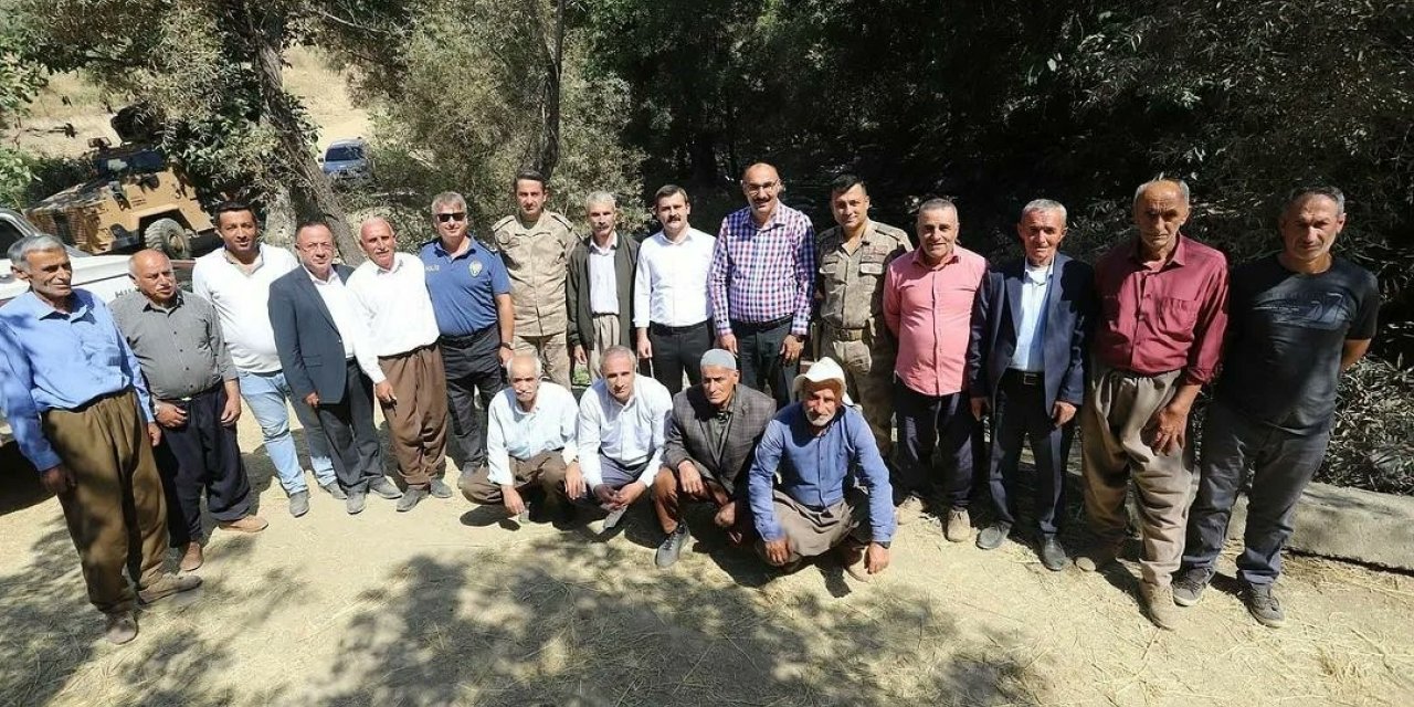 Kaymakam Kumcu, Kazan bölgesindeki köyleri ziyaret etti