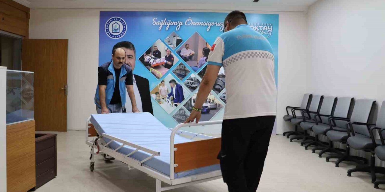 Yıldırım Belediyesi’nden hastalara yardım eli