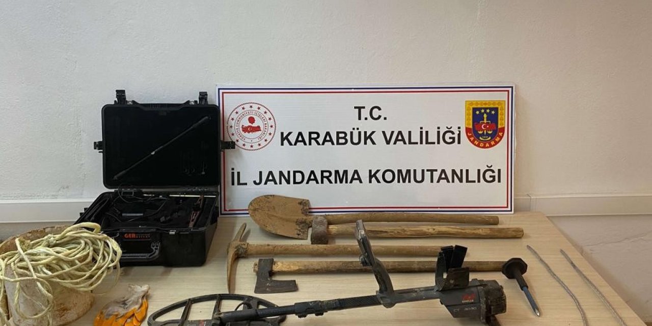 Kaçak kazı yapan şahıslar yakalandı