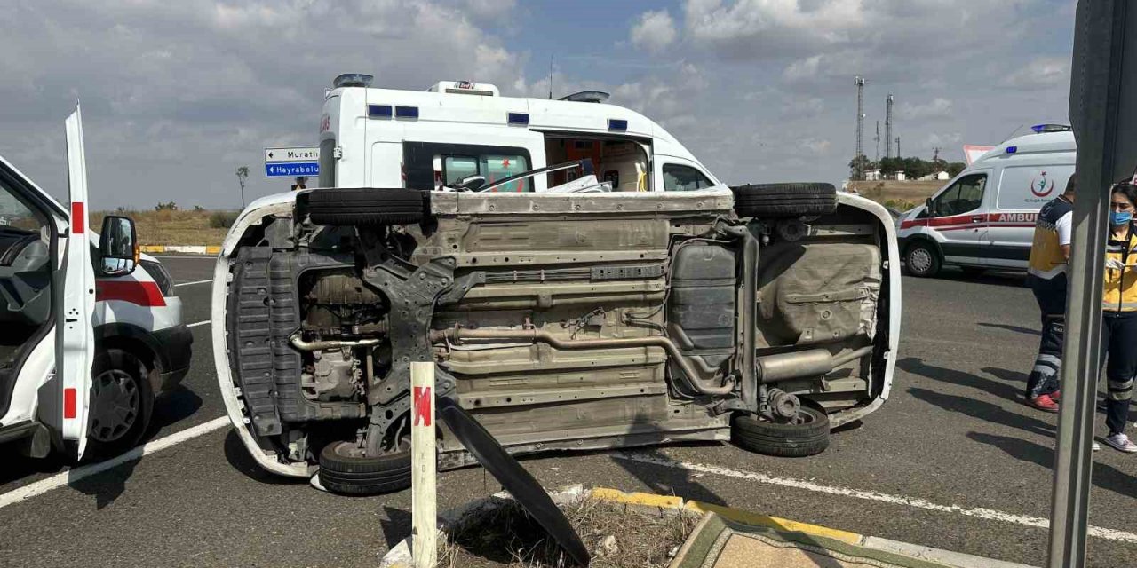 Muratlı çevreyolunda kaza: 4 yaralı