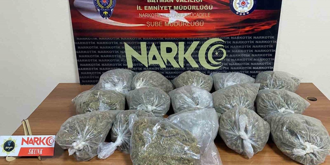 Batman’da uyuşturucu operasyonundan 1 tutuklama