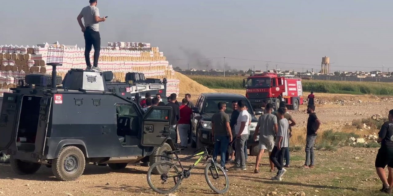 Suriye’den atılan havan mermisi mısır tarlasına düştü