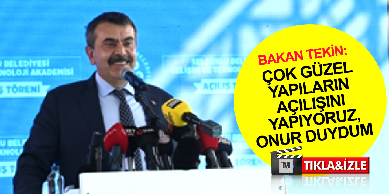 Bakan Tekin'den Konya'da açıklamalar! 'Eğitim öğretimi sadece okulda yürütülen bir süreç olarak görmüyoruz'