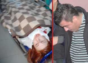 Barışmayan sevgilisinin boğazını kesti