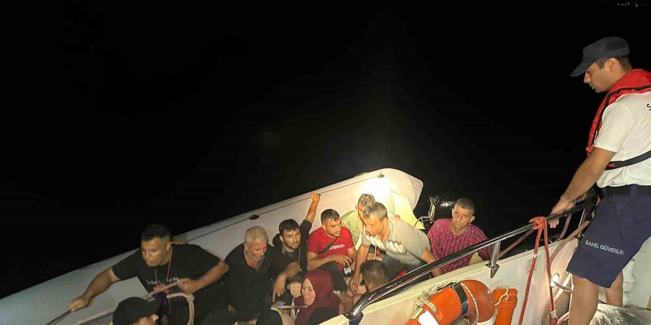 Radarla tespit edilen düzensiz göçmenler yakalandı