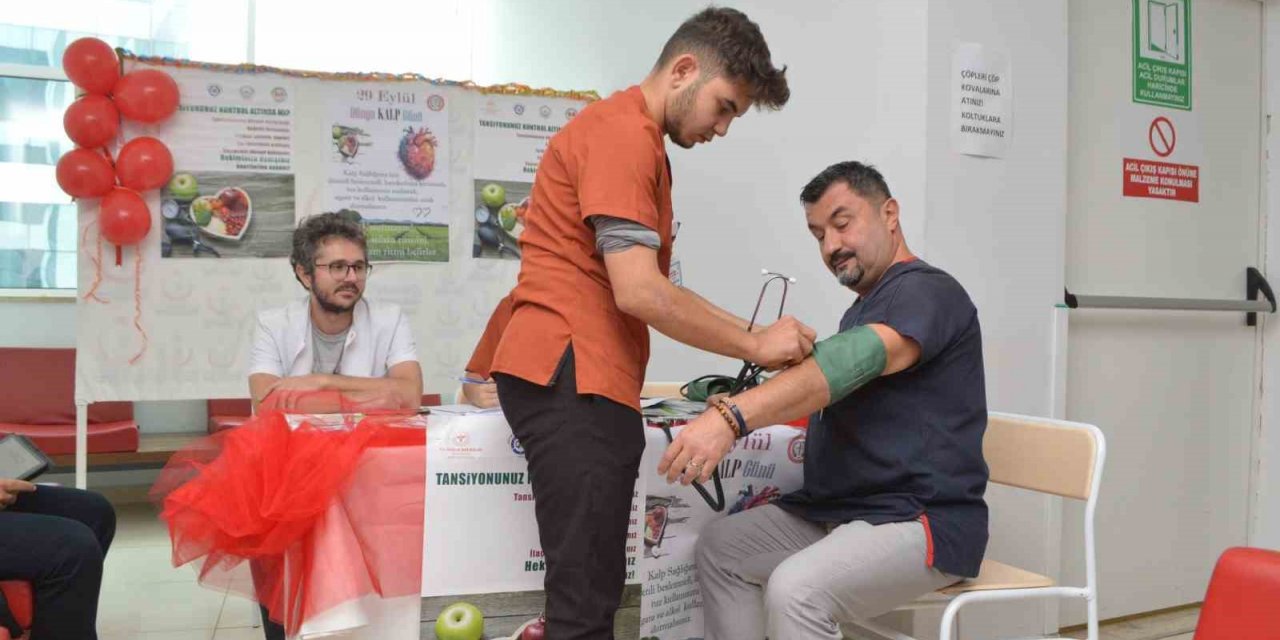 Dünya Kalp Günü’nde vatandaşlar bilgilendirildi