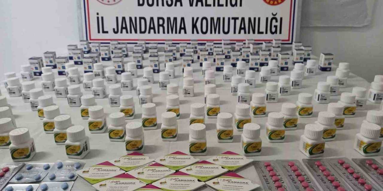 Bursa’da cinsel gücü arttırıcı ilaç operasyonu