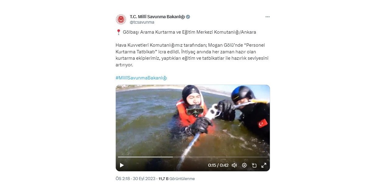 Ankara’da “Personel Kurtarma Tatbikatı” nefesleri kesti