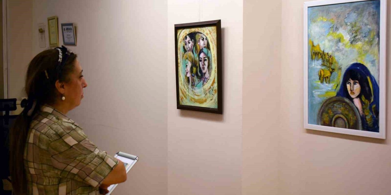 Ergül’ün Sanko Sanat Galerisi’nde açtığı sergi devam ediyor