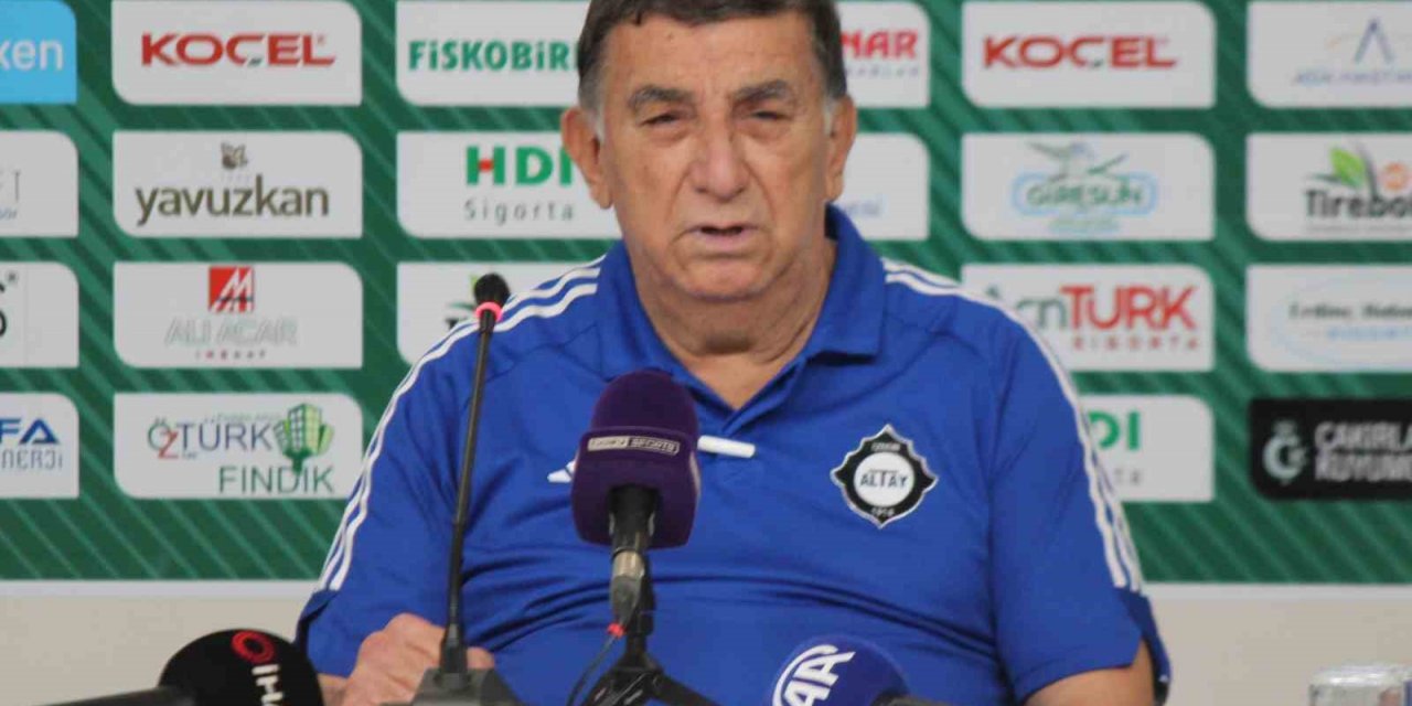 Giresunspor-Altay maçının ardından