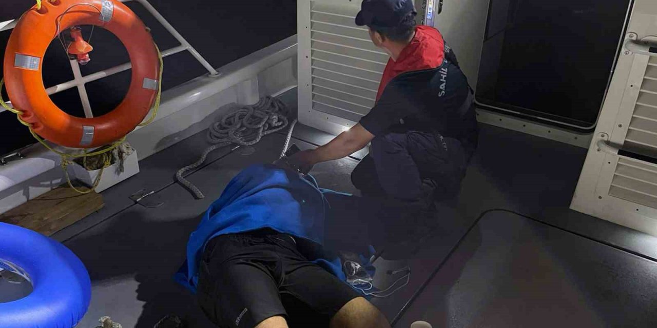 Yüzerek Yunanistan’a kaçmaya çalıştı