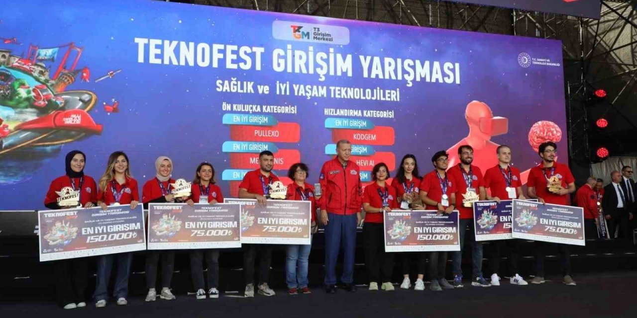 TEKNOFEST’te en iyi ön kuluçka girişimci ödülü BUÜ’nün