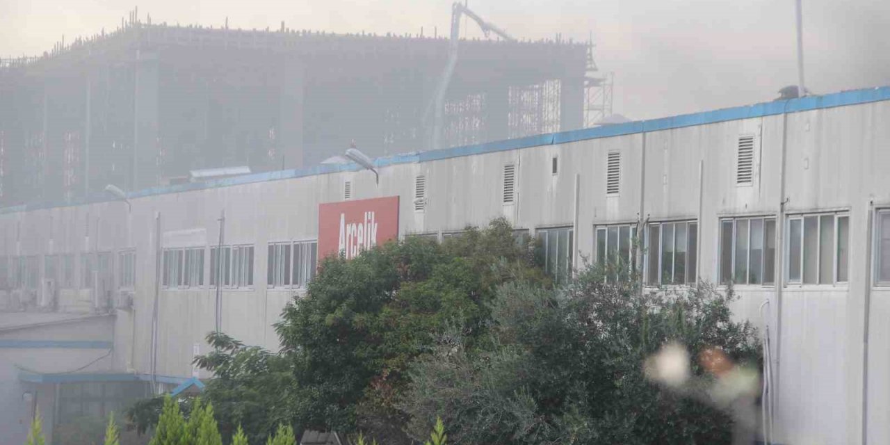 Arçelik Manisa fabrikasında korkutan yangın