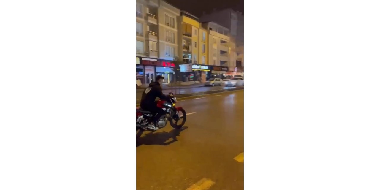 Drift heyecanı kaza getirdi...Ölümden dönen genç kamerada