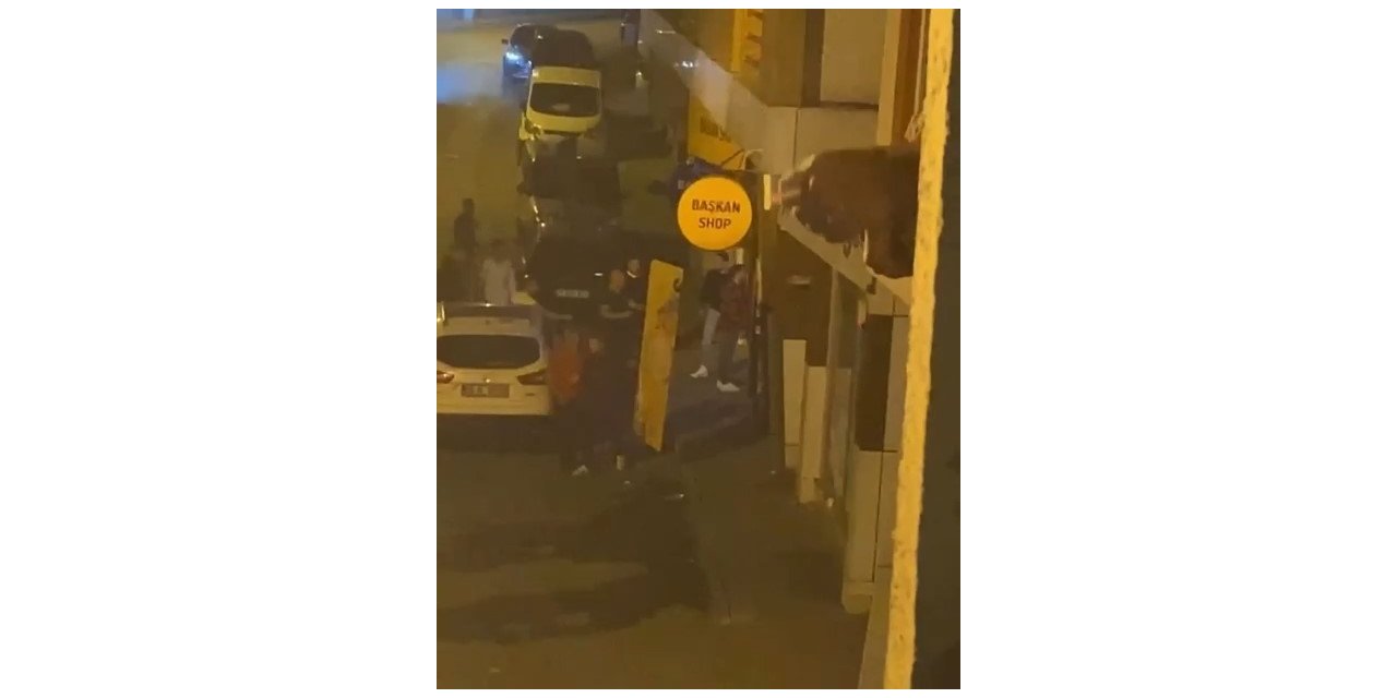 İki grup arasında çıkan tartışma mahalleliyi ayağa kaldırdı