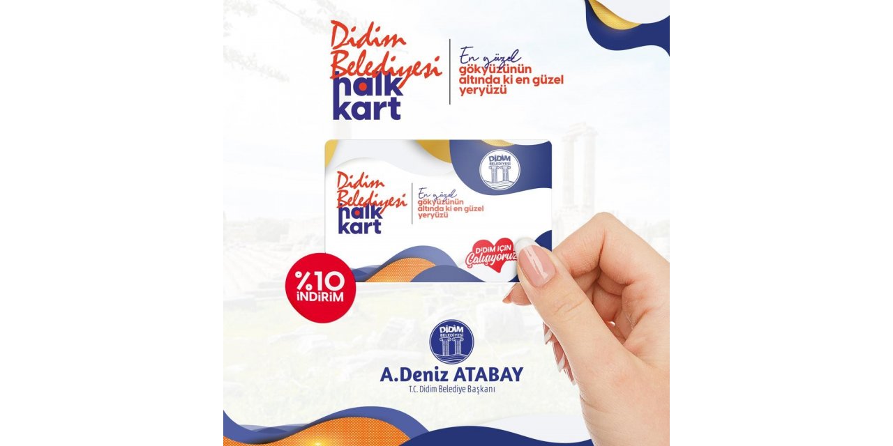 Didim Belediyesi Halk Kart’ı vatandaşlarla buluşturuyor