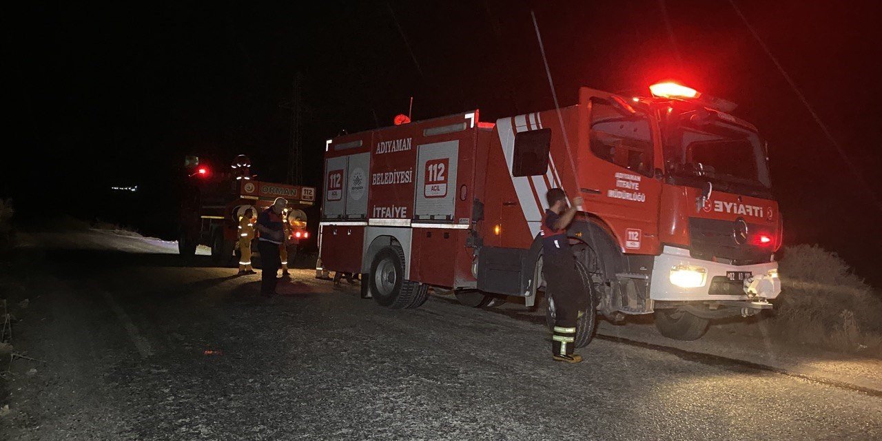 Otluk alanda çıkan yangın bahçeye sıçradı