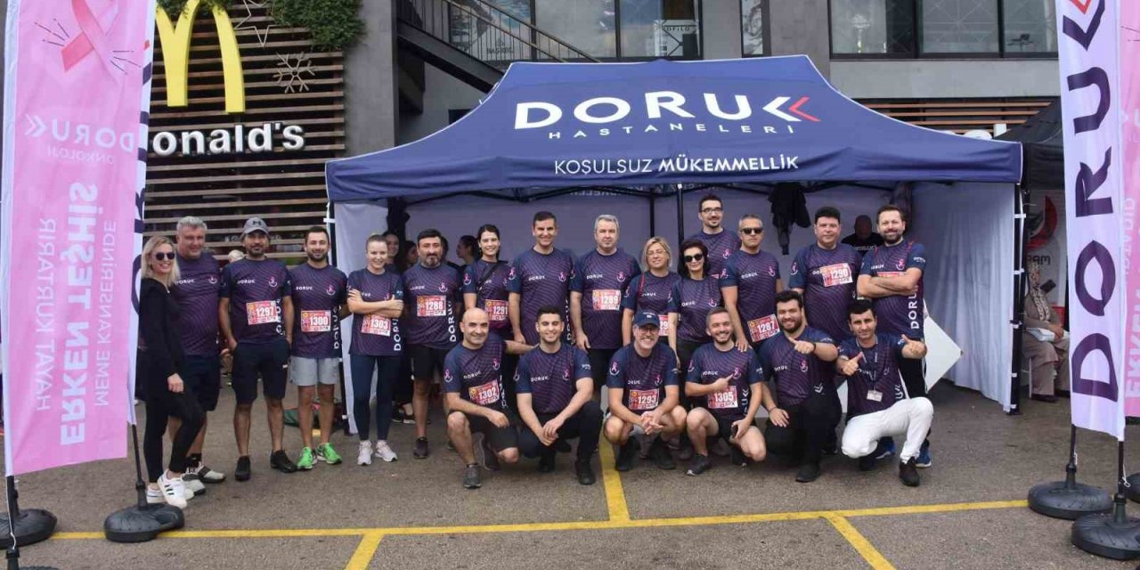 Meme kanserine dikkat çekmek için koştular