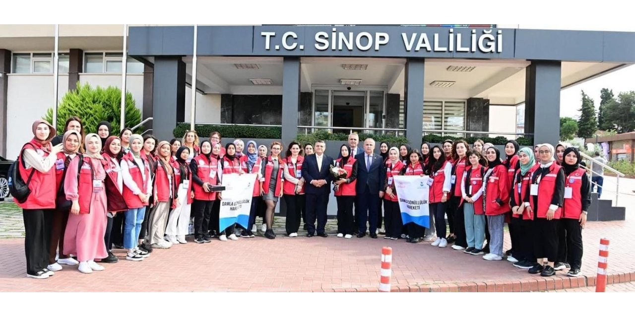 Damla gönüllüleri Sinop’ta