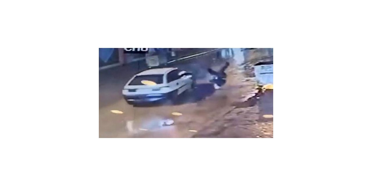 Yayaya çarpan sürücü arkasına bile bakmadan kaçtı