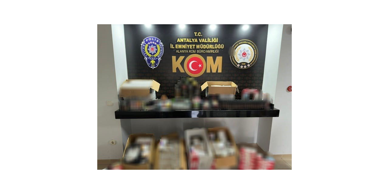 Antalya’da kaçak sigara operasyonlarında 10 şahsa işlem yapıldı