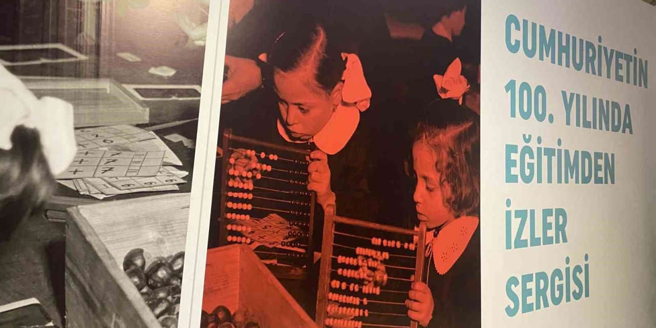 "Cumhuriyetin 100. Yılında Eğitimden İzler Sergisi" açıldı