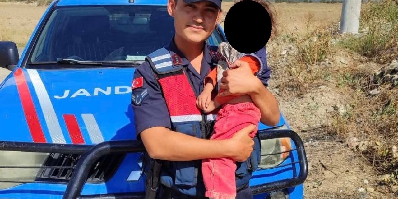 Kayıp çocuğu jandarma bir saat içinde buldu