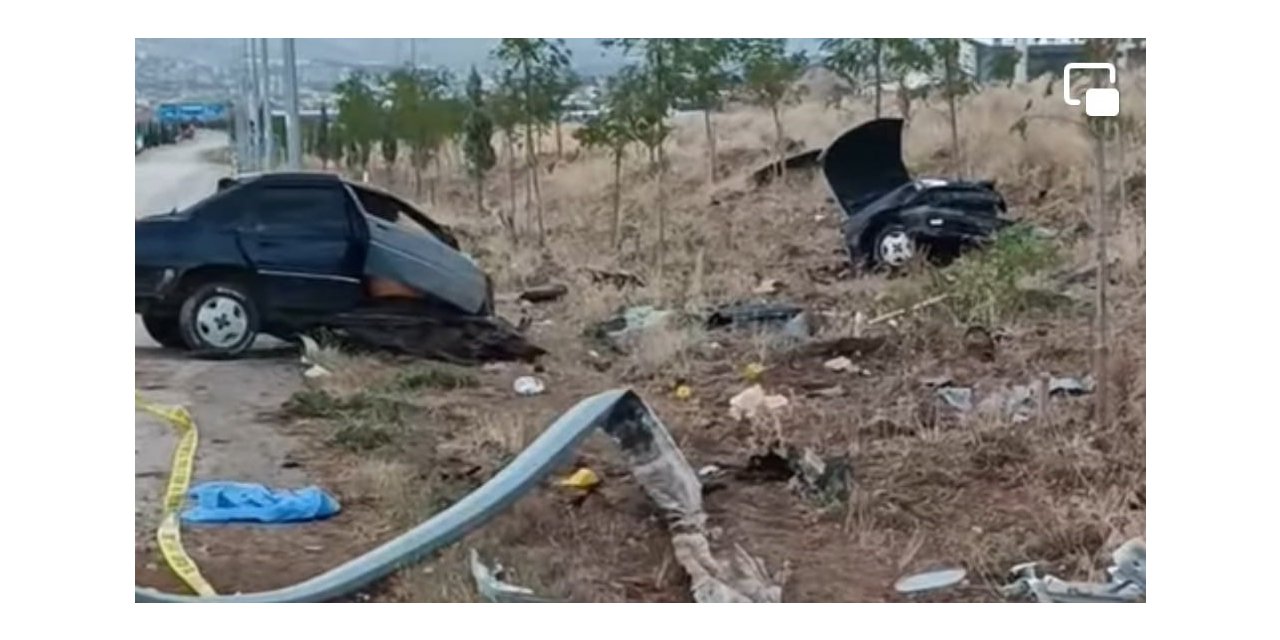 Otomobil ikiye bölündü: 1 ölü 3 yaralı