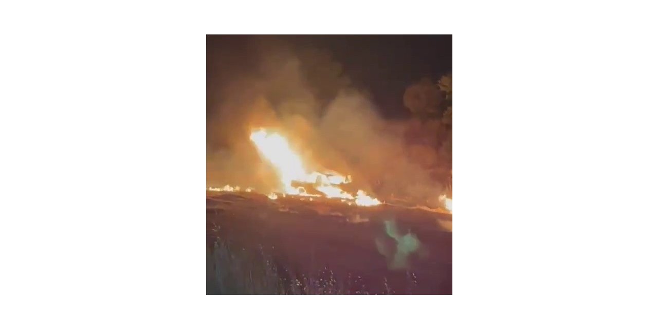 Park halindeki otomobil küle döndü