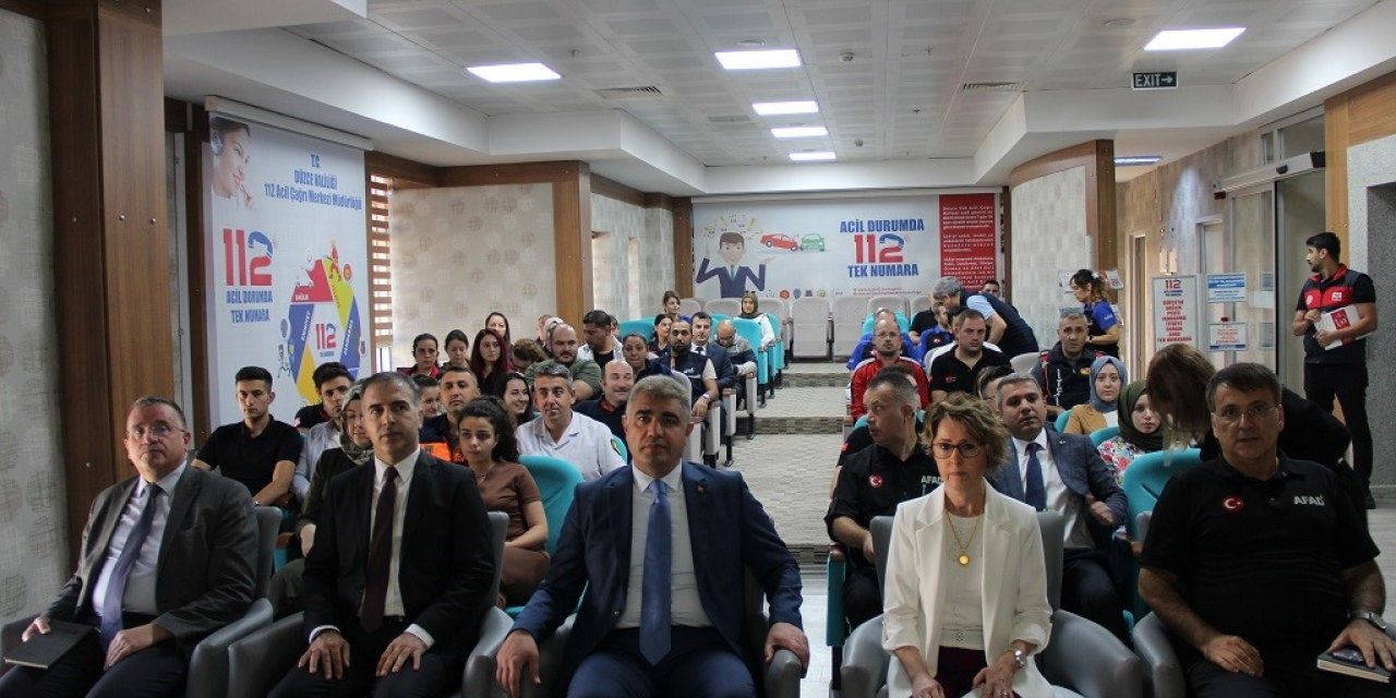 112 personellerine etkili iletişim eğitimi