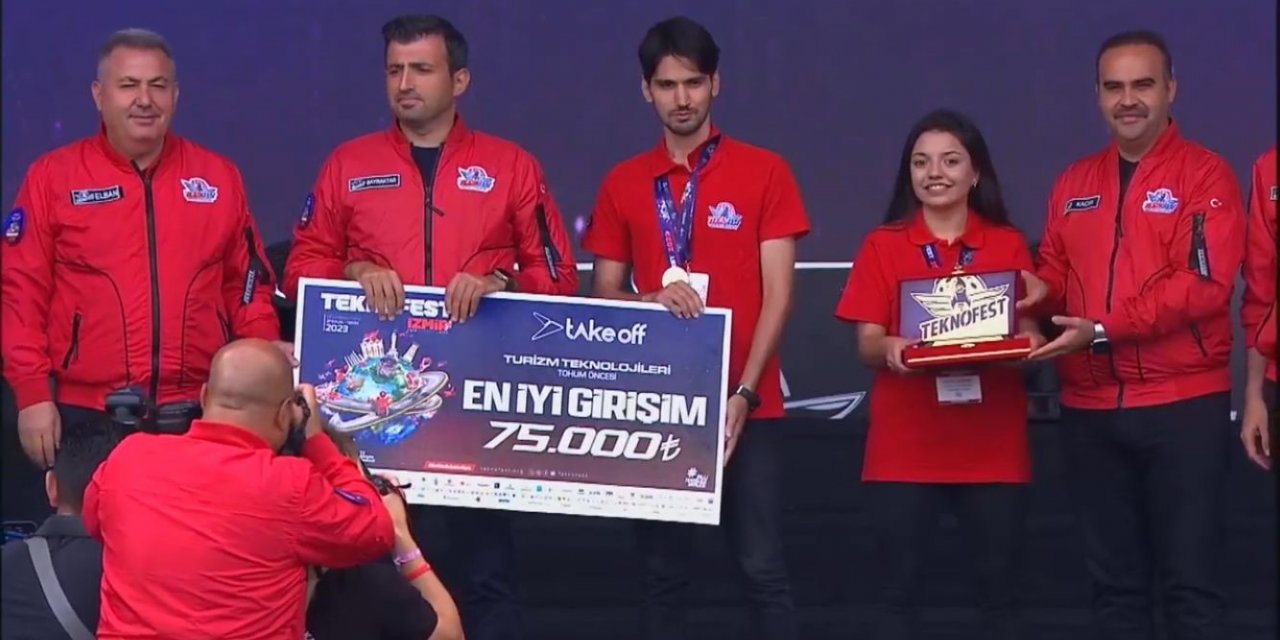 Kastamonu Üniversitesi, TEKNOFEST 2023 İzmir’de en iyi girişim ödülüne layık görüldü