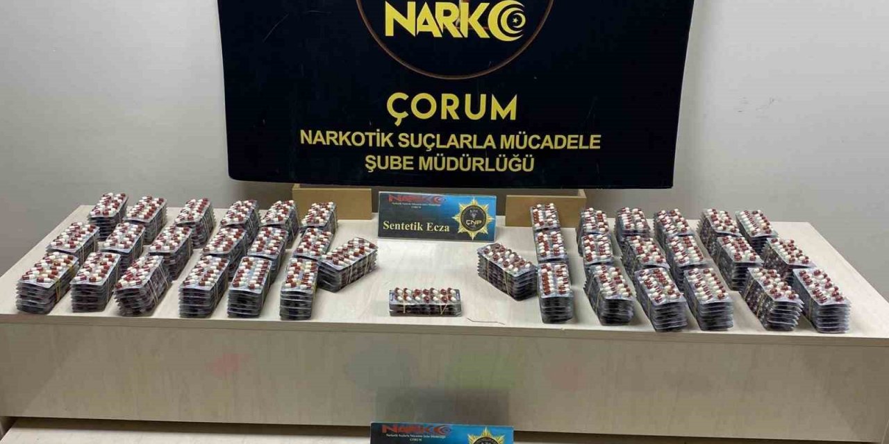 Çorum polisinden uyuşturucu operasyonu